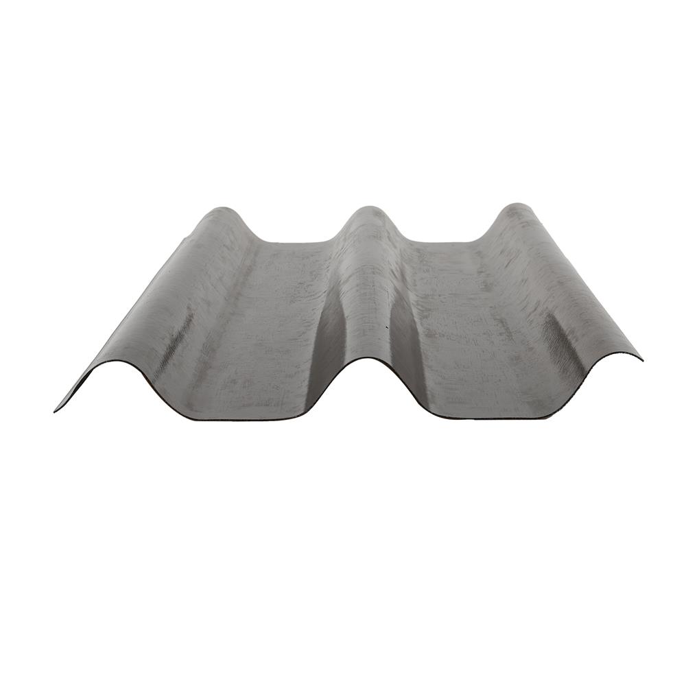 แผ่นโปร่งแสง ลอนคู่ ผิวส้ม SUNSHIELD 1.5 มม. 0.51X1.2 ม. สีชา