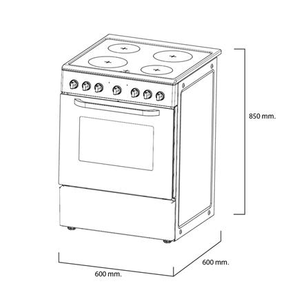 เตาปรุงอาหารเซรามิก TECNOPLUS FS CHB 6004 S_1
