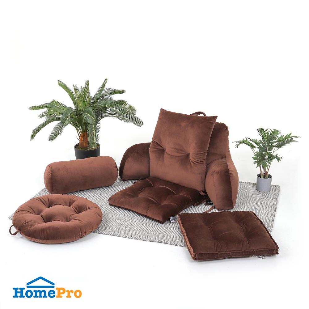 หมอนกอด HOME LIVING STYLE FINE 7x16 นิ้ว สีน้ำตาล