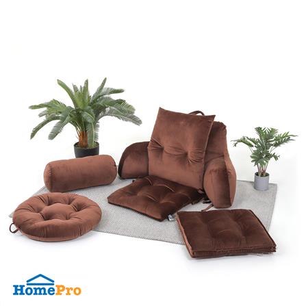 หมอนกอด HOME LIVING STYLE FINE 7x16 นิ้ว สีน้ำตาล_5