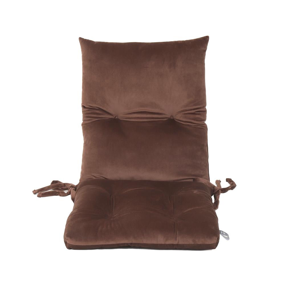 เบาะรองนั่ง HOME LIVING STYLE FINE 17x20 นิ้ว สีน้ำตาล