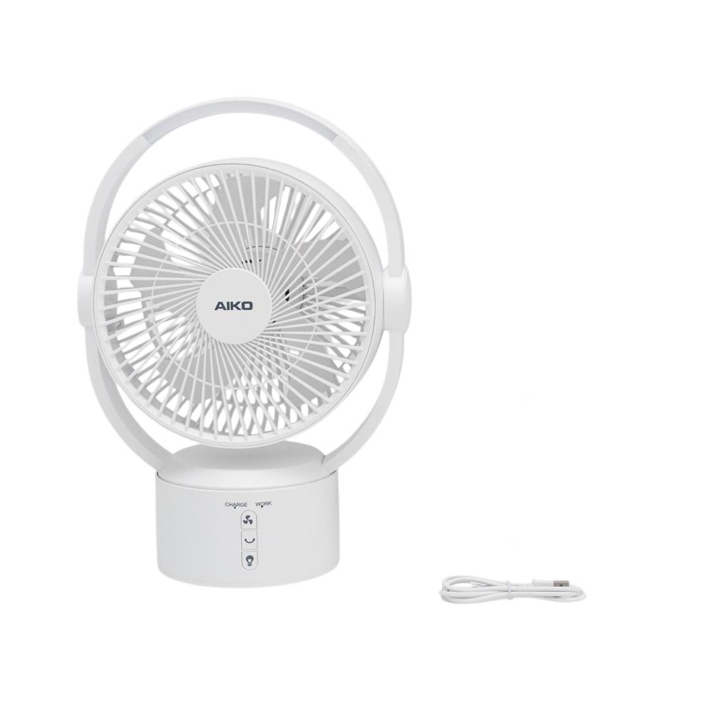 พัดลมพกพา 9 นิ้ว AIKO KN-L2819-WH สีขาว
