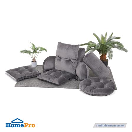 หมอนกอด HOME LIVING STYLE FINE 7x16 นิ้ว สีเทา_4