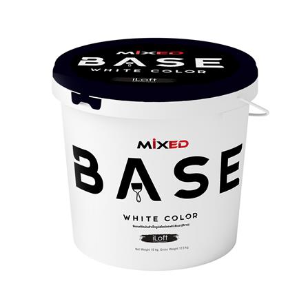 สีเท็กเจอร์ ILOFT MIXED BASE สีขาว 10 กก._0