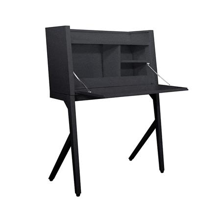 โต๊ะทำงานเหล็ก KIOSK BV-01 90 ซม. สีดำ_0