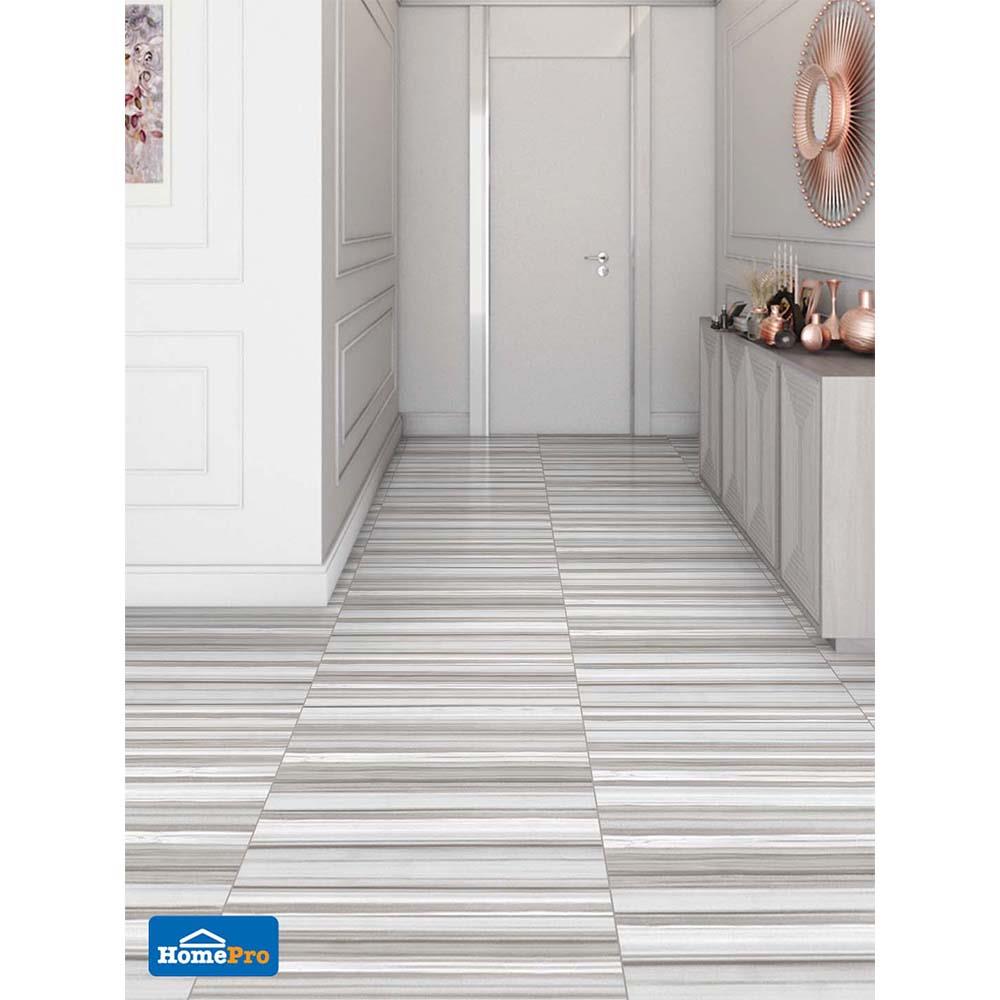 กระเบื้องพื้นพอร์ซเลน 60x90 ซม. MAxIMUS สทริพ เทา 1.08M2