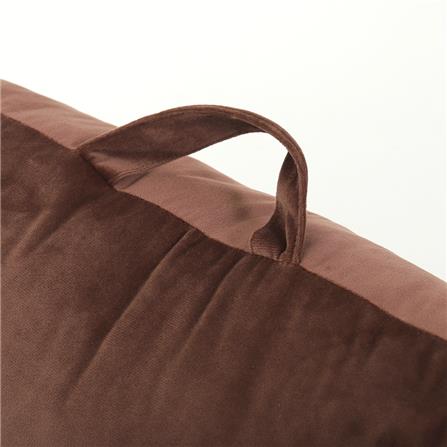 เบาะรองหลัง HOME LIVING STYLE FUR 18x29 นิ้ว สีน้ำตาล_2