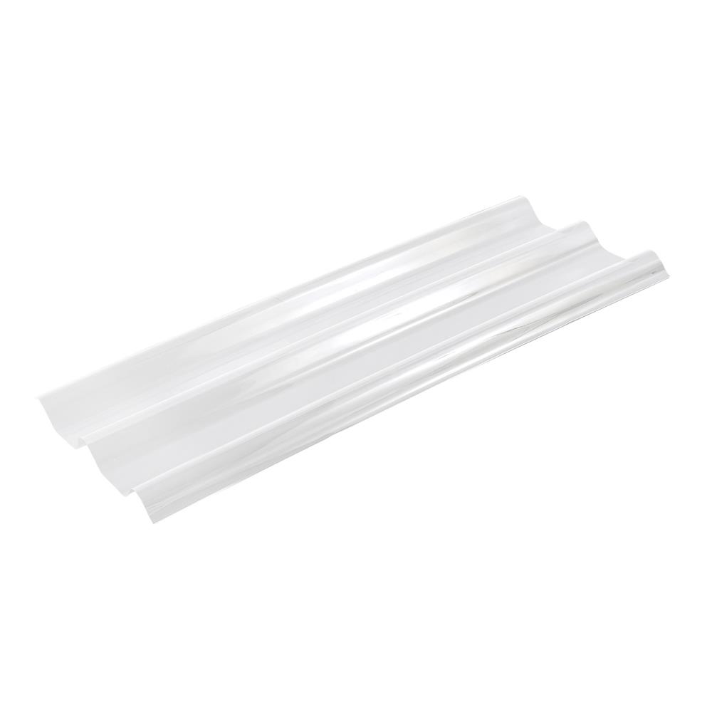 แผ่นโปร่งแสง ลอนคู่ ผิวเรียบ SUNSHIELD 1.2 มม. 0.51X1.5 ม. สีใส