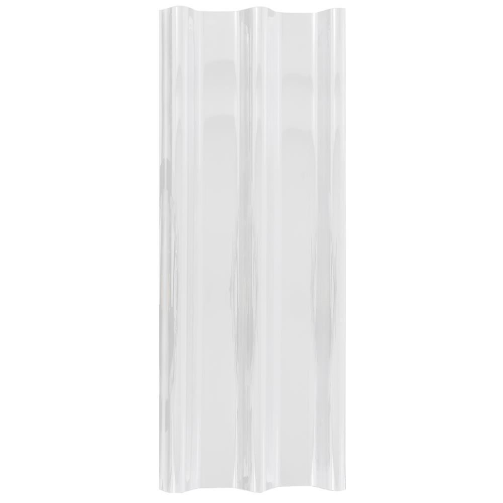 แผ่นโปร่งแสง ลอนคู่ ผิวเรียบ SUNSHIELD 1.2 มม. 0.51X1.5 ม. สีใส