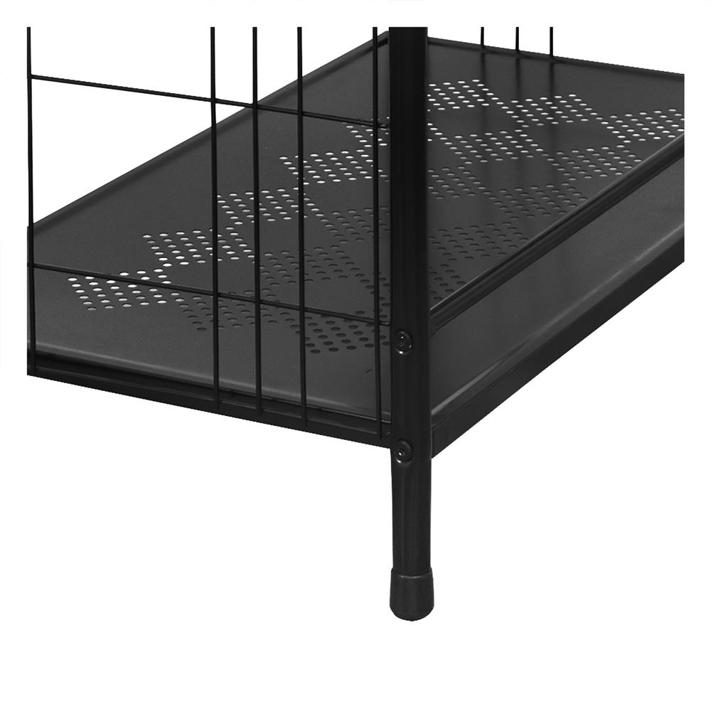 ชั้นวางของ 4 ชั้น ME LIVING RACK 75x41x124 ซม. สีดำ