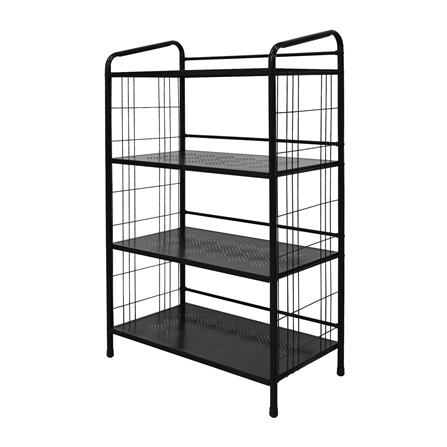 ชั้นวางของ 4 ชั้น ME LIVING RACK 75x41x124 ซม. สีดำ