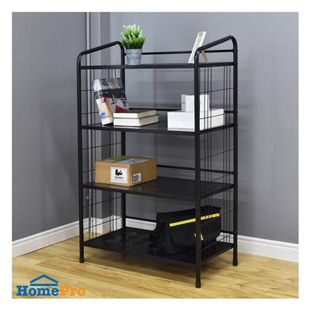 ชั้นวางของ 4 ชั้น ME LIVING RACK 75x41x124 ซม. สีดำ_3