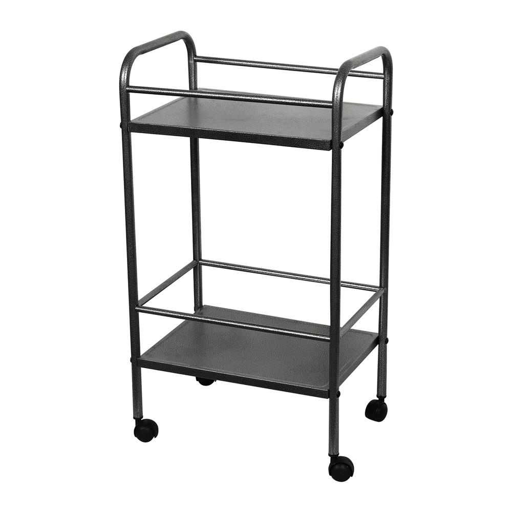 ชั้นวางของ 2 ชั้น มีล้อ ME LIVING BAR 44x31x81 ซม. สีเมทัลลิค