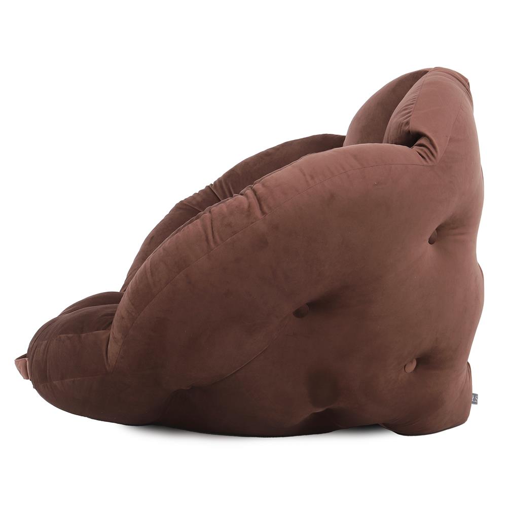 เบาะรองนั่ง HOME LIVING STYLE FLOWER 34x43 นิ้ว สีน้ำตาล