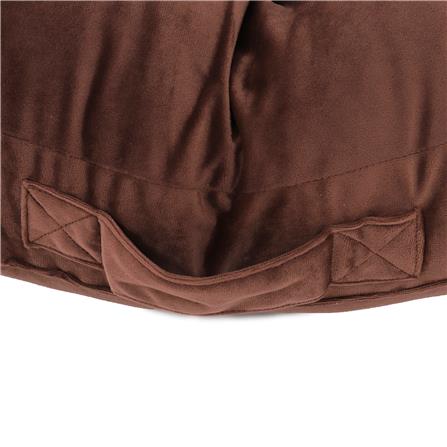 เบาะรองนั่ง HOME LIVING STYLE FLOWER 34x43 นิ้ว สีน้ำตาล_2