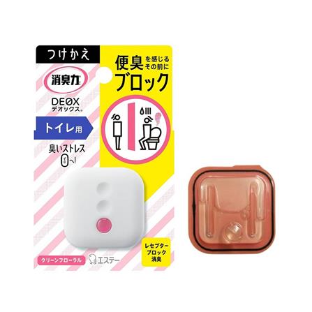 รีฟิลแผ่นน้ำหอมปรับอากาศห้องน้ำ SHALDAN 6 มล. CLEAN FLORAL_0