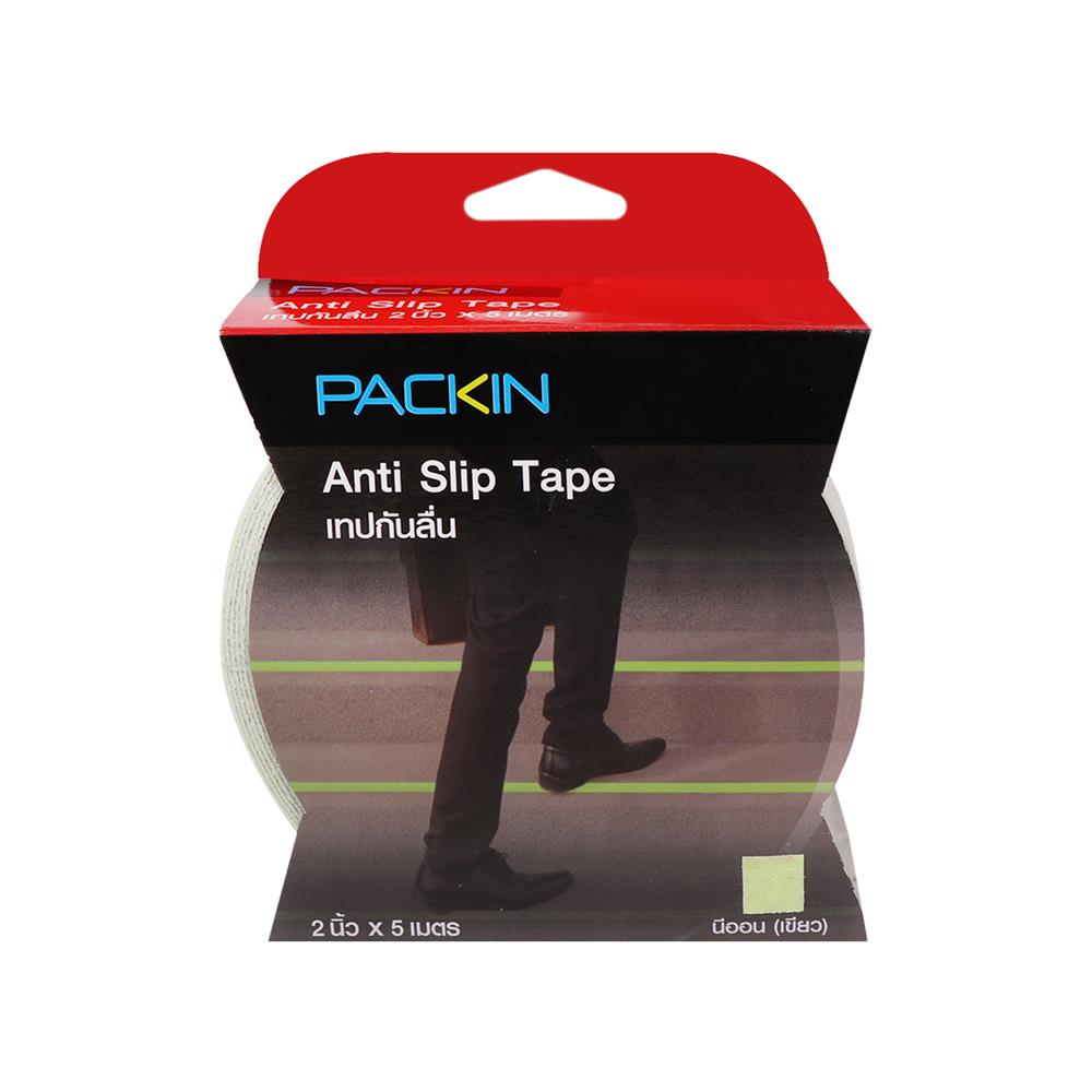 เทปกันลื่นเรืองแสง PACK IN 2 นิ้ว X 5 ม สีเขียว