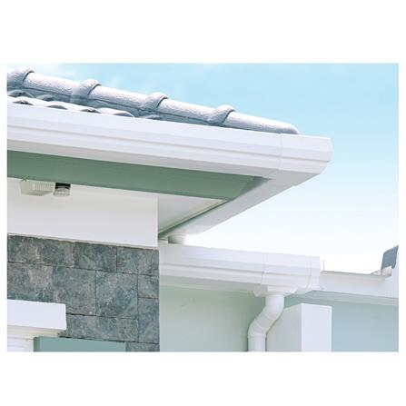 รางน้ำฝน ไวนิล SCG SMART 3 ม. สีขาว_2