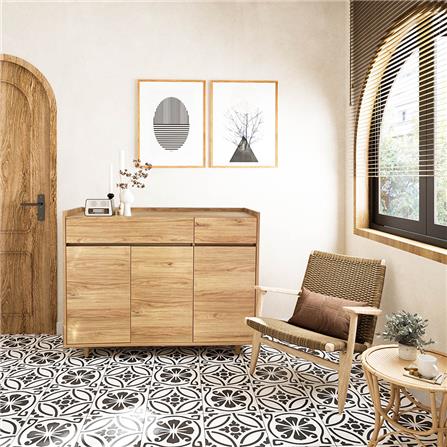 ตู้วางทีวี FURINTREND NORDIC 3 120 ซม. สี VINTAGE OAK_4