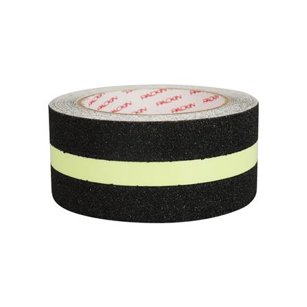 เทปกันลื่นเรืองแสง PACK IN 2 นิ้ว X 5 ม สีเขียวดำ_0