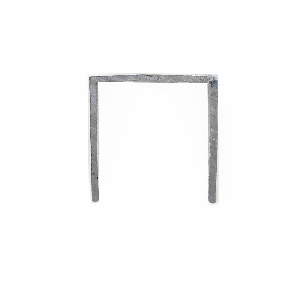 อะลูมิเนียมตัวยู SUNSHIELD 0.95X0.95X245 ซม.