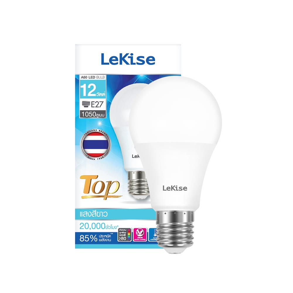หลอด LED LEKISE A60 TOP 12 วัตต์ DAYLIGHT E27