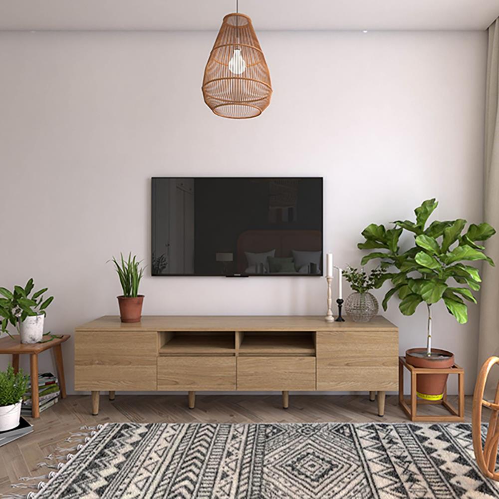 ตู้วางทีวี FURINTREND NORDIC 1 180 ซม. สี VINTAGE OAK