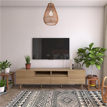 ตู้วางทีวี FURINTREND NORDIC 1 180 ซม. สี VINTAGE OAK_4