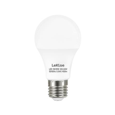หลอด LED LEKISE A60 KLASSIC 5 วัตต์ WARMWHITE E27_0