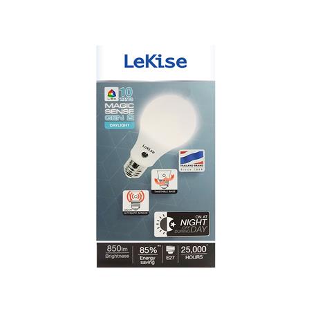 หลอด LED LEKISE LIGHT SENSOR 10 วัตต์ DAYLIGHT E27_2