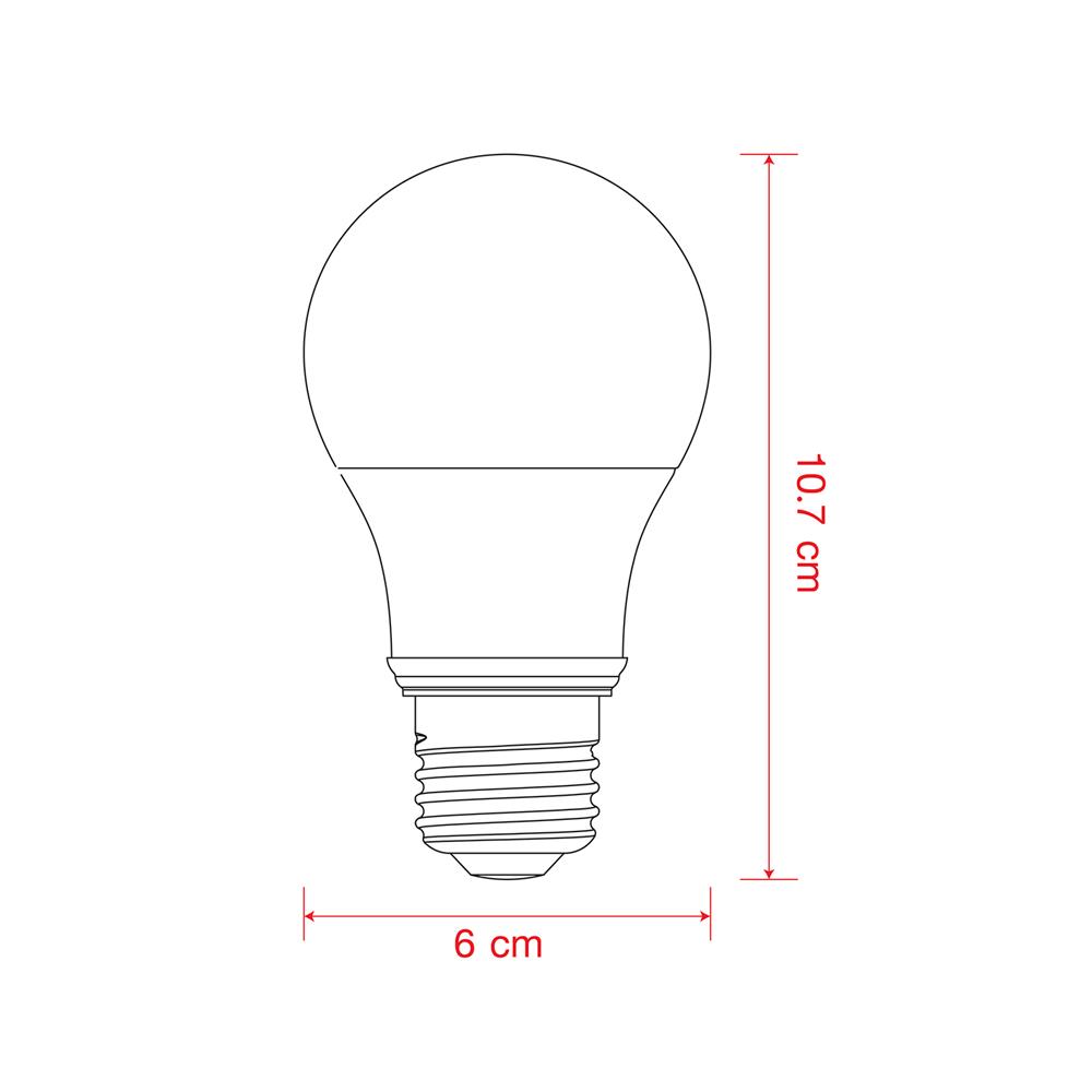 หลอด LED LEKISE A60 KLASSIC 5 วัตต์ DAYLIGHT E27