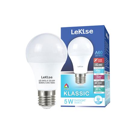 หลอด LED LEKISE A60 KLASSIC 5 วัตต์ DAYLIGHT E27_3