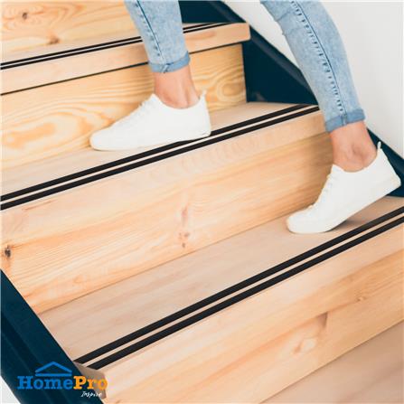 เทปกันลื่น PACK IN ใช้งานภายใน 1 นิ้ว X 180 ซม. สีดำ_3