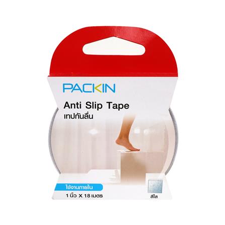 เทปกันลื่น PACK IN ใช้งานภายใน 1 นิ้ว X 18 ม. สีใส_1