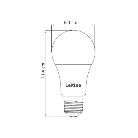 หลอด LED LEKISE LIGHT SENSOR 10 วัตต์ WARMWHITE E27_3