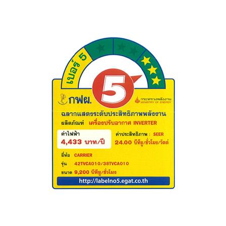 แอร์ผนัง CARRIER 42TVCA010/38TVCA010 9200 บีทียู อินเวอร์เตอร์_1