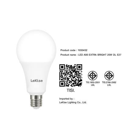 หลอด LED LEKISE A95 EXTRA BRIGHT 25 วัตต์ DAYLIGHT E27_2