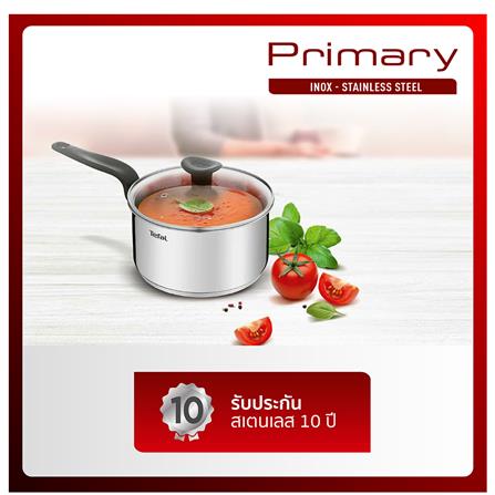 หม้อด้ามพร้อมฝาแก้ว 16 ซม. TEFAL PRIMARY IH_1