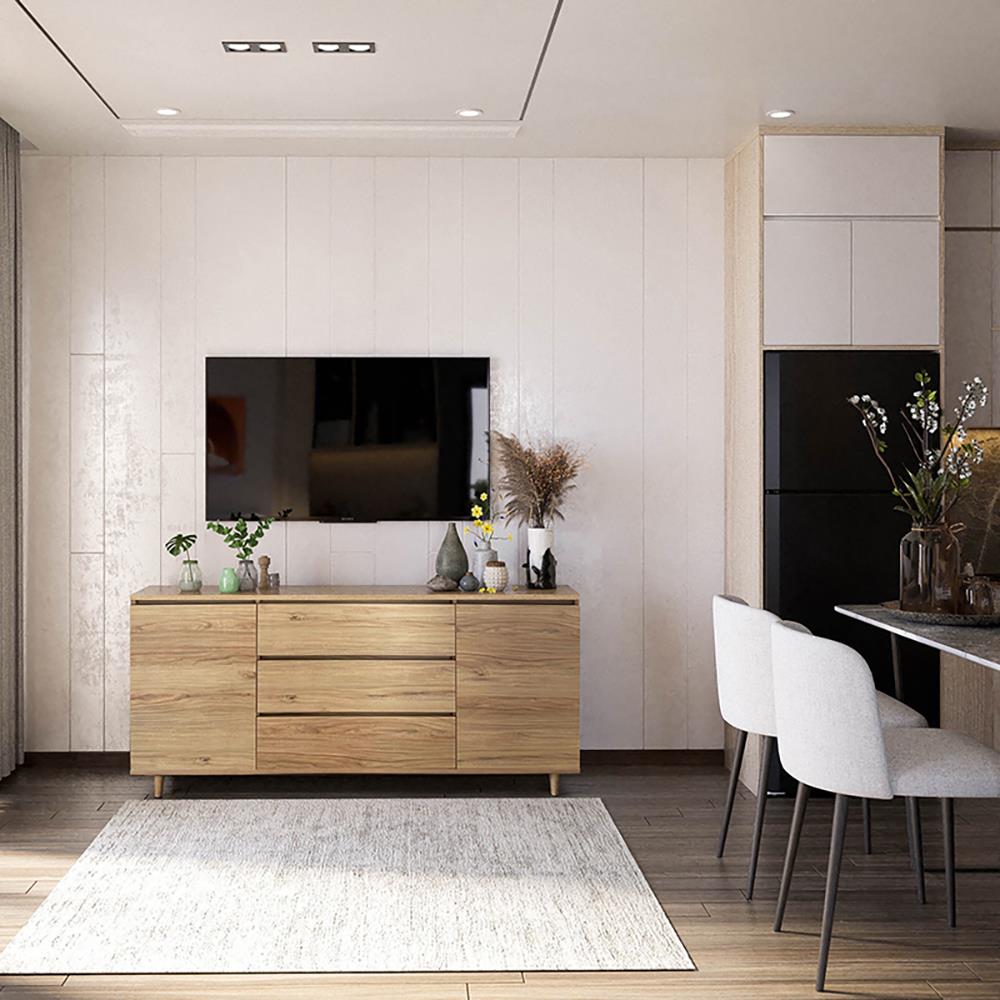 ตู้วางทีวี FURINTREND NORDIC 2 180 ซม. สี VINTAGE OAK