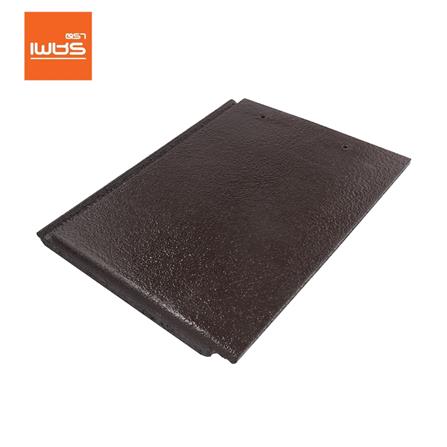 กระเบื้องหลังคา ตราเพชร อดามัส แบบเรียบ 33x42x2.4 ซม. สีน้ำตาลแบล็ควู้ด_0