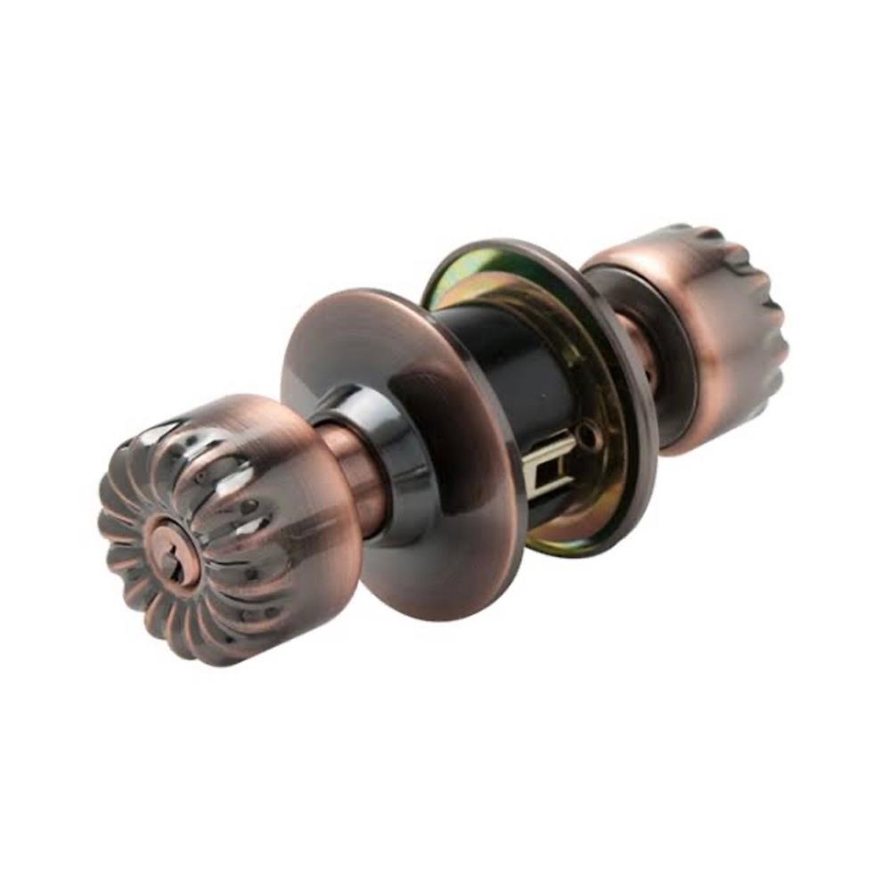 ลูกบิดห้องน้ำ VECO 905-AC-BK หัวฟักทอง สีทองแดงรมดำ