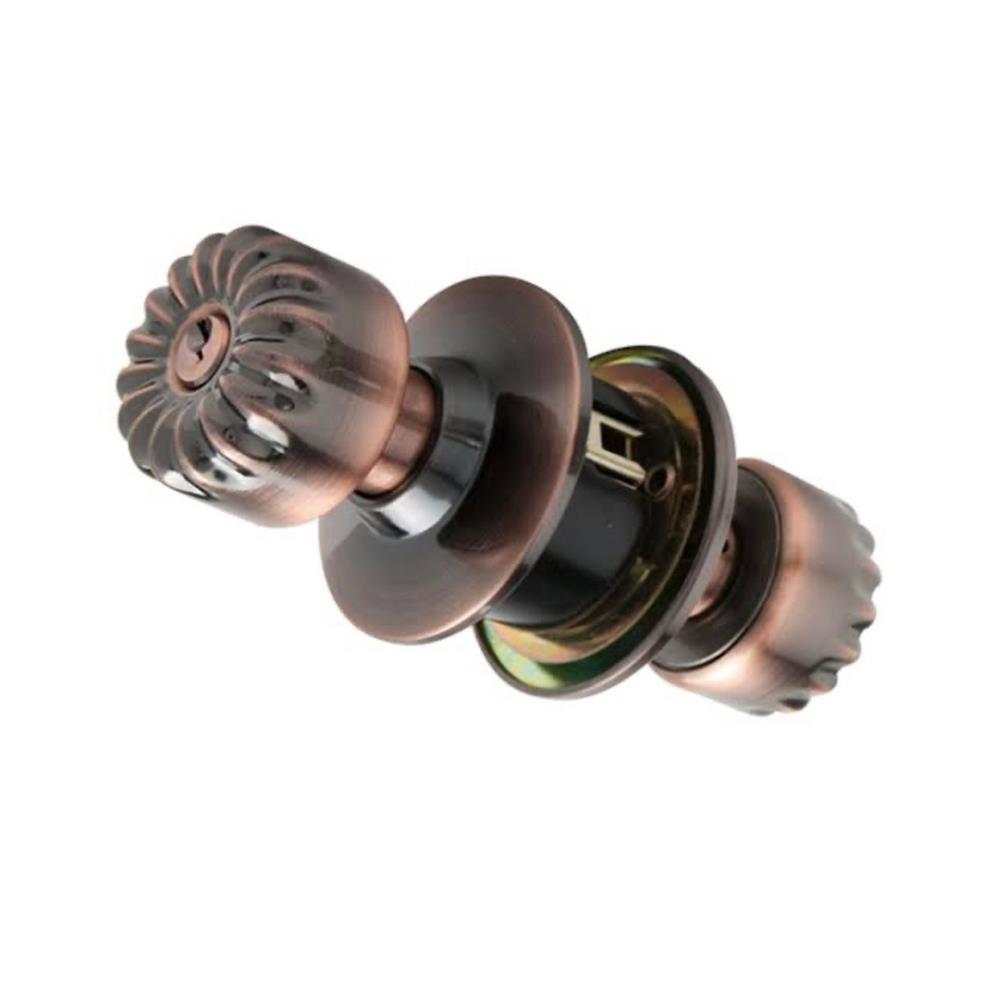 ลูกบิดห้องน้ำ VECO 905-AC-BK หัวฟักทอง สีทองแดงรมดำ