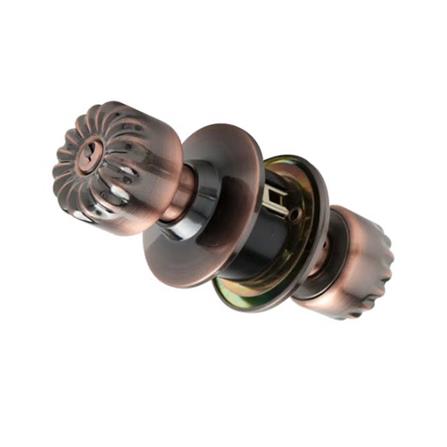 ลูกบิดห้องน้ำ VECO 905-AC-BK หัวฟักทอง สีทองแดงรมดำ_1