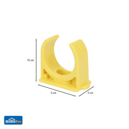 คลิปก้ามปู ELECKTA 3/4 นิ้ว สีเหลือง แพ็ก 4 ชิ้น_4
