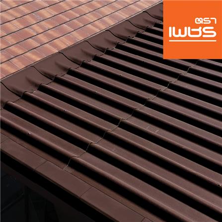 กระเบื้องหลังคา ลอนคู่ ตราเพชร 0.4x50x120 ซม. สีน้ำตาลสุขสันต์_1