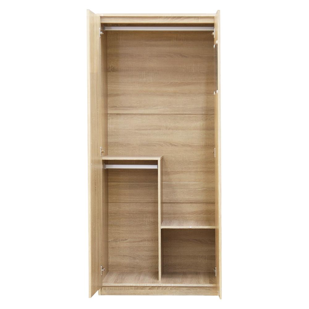 ตู้เสื้อผ้าบานเปิด ME LIVING SUPRA S-GP 80 ซม. สีโซลิดโอ๊ค