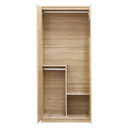 ตู้เสื้อผ้าบานเปิด ME LIVING SUPRA S-GP 80 ซม. สีโซลิดโอ๊ค_2