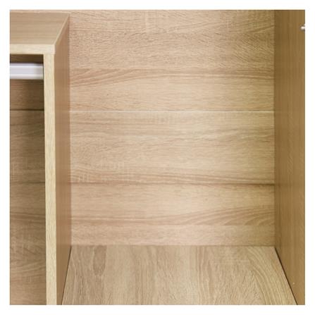 ตู้เสื้อผ้าบานเปิด ME LIVING SUPRA S-GP 80 ซม. สีโซลิดโอ๊ค_4