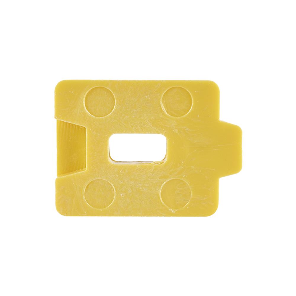 คลิปก้ามปู ELECKTA 3/8 นิ้ว สีเหลือง แพ็ก 10 ชิ้น