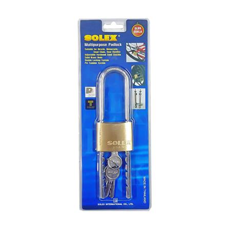 กุญแจสปริงปรับได้ SOLEX SL99 50 XLA 50 มม. สีทองเหลืองขัดเงา_1